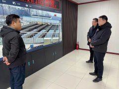 z6com尊龙凯时党支部书记、董事长王飞到永寿污水处理厂开展“四下基层”调研走